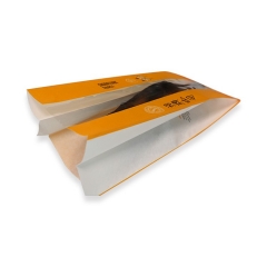 Custom Yellow Eco Bread Kraft Paper Food Bag for Cake
