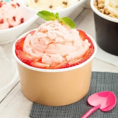 50ml-1000ml Disposable Paper Ice Cream Tubs And Lids