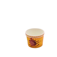 6OZ Custom Printed Ice Cream Paper Cup With Lid
