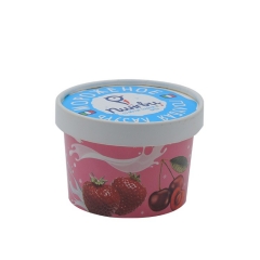 disposable Custom Printed Double Pe Ice Cream Paper Cups