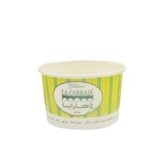 individuell bedruckter doppelter PE beschichteter 16OZ Eiscreme Pappbecher