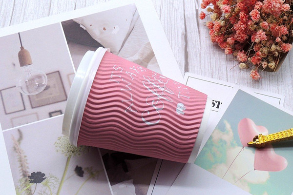 Brand the 7 oz disposable hot paper cup 