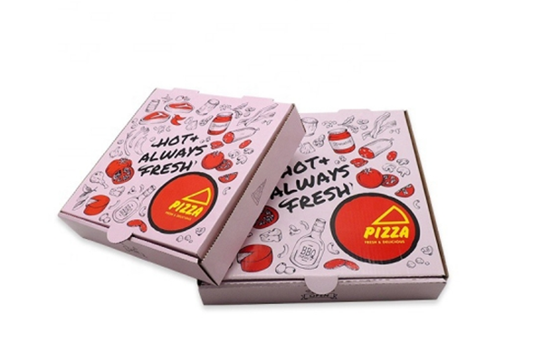 cardboard pizza box