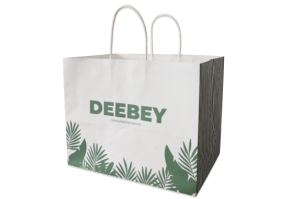 paper bag white wholesale