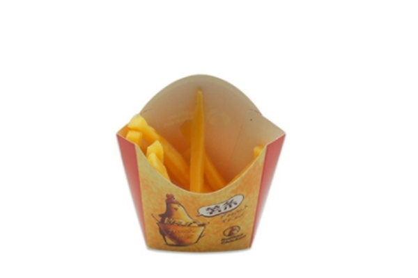 french fries paper bag.