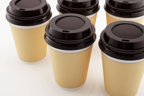Choose biodegradable coffee cup lids to reduce plastic pollution