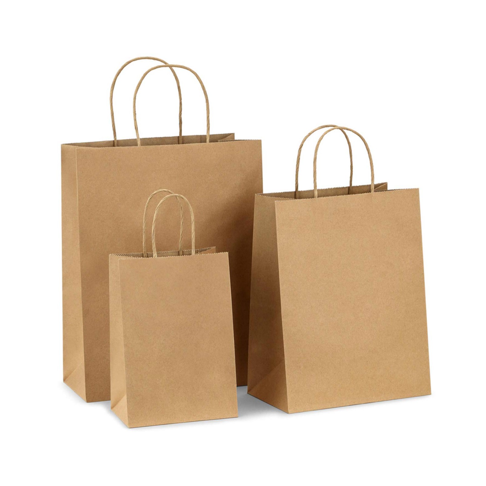 kraft paper bags with handles