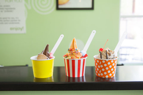 A biodegradable ice cream cup helps bring your business to market