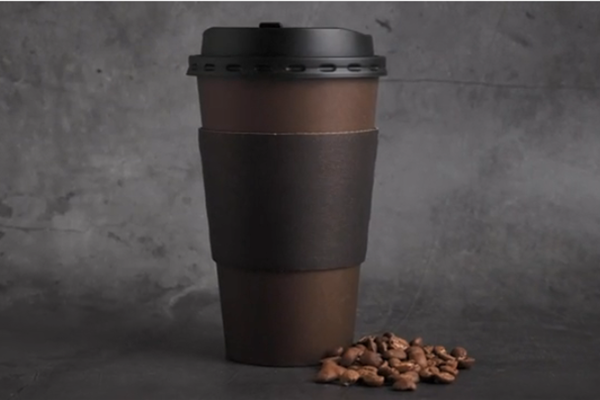 8oz paper cup with lid compared to styrofoam cup