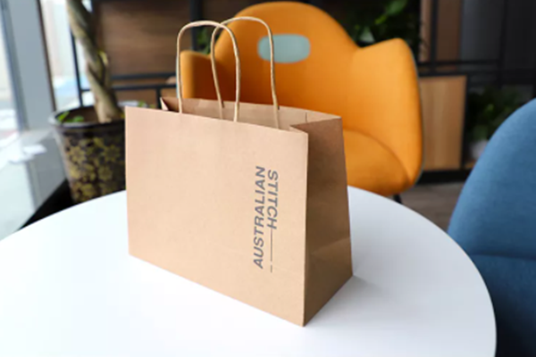 paper bags with holder