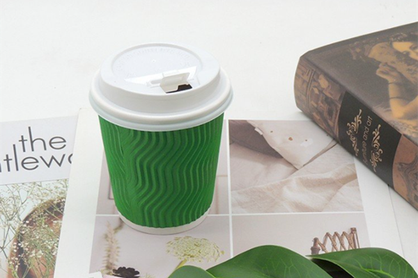 A selection of 12oz ripple wall paper cup with lid destined for customer satisfaction