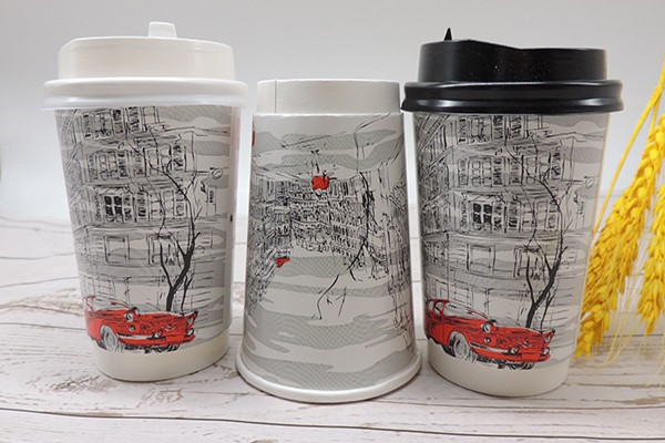 24oz paper cup with lid