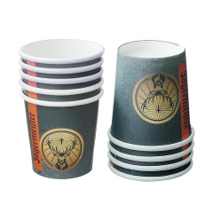 Wholesale disposable coffee cup taste paper cup single wall paper