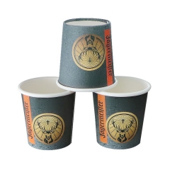 Wholesale disposable coffee cup taste paper cup single wall paper