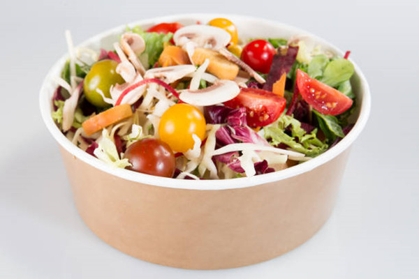 kraft paper salad bowl