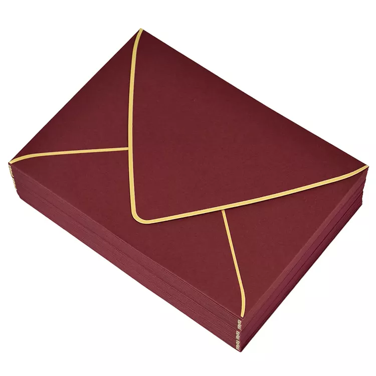 custom logo gift paper envelope with logo