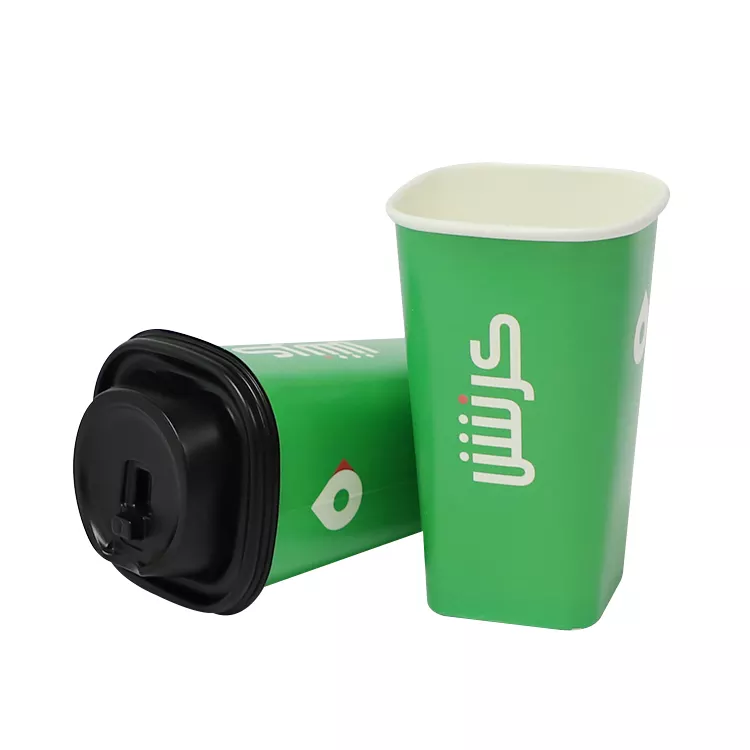 OEM ODM biodegradable disposable custom logo eco friendly takeout coffee 12 oz paper cups