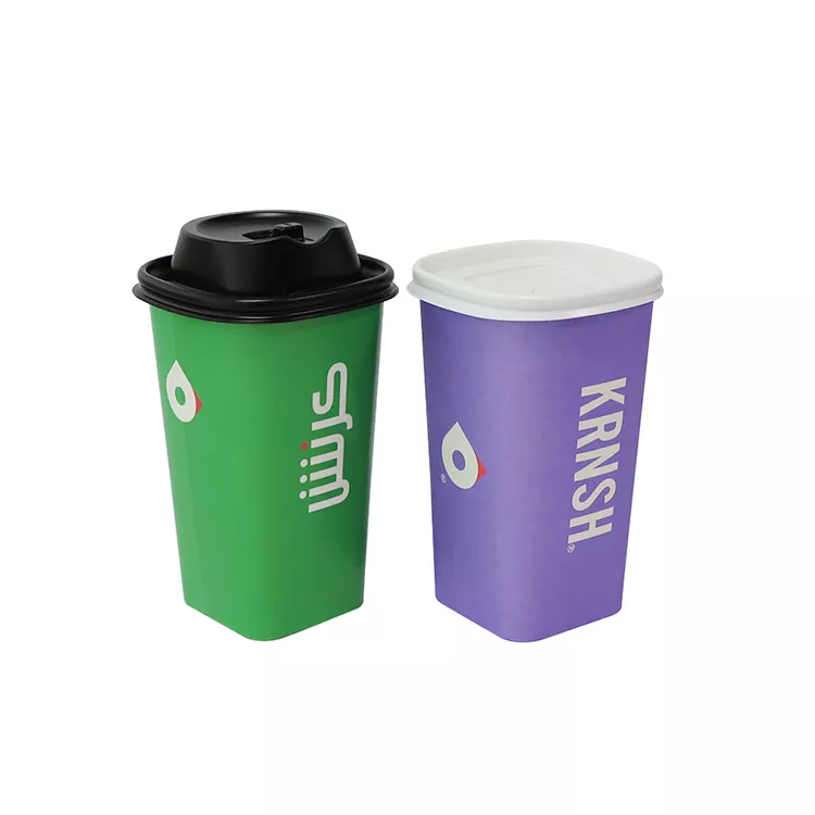 OEM ODM биоразлагаемый одноразовый логотип на заказ экологически чистый кофе на вынос 12 унций бумажные стаканчики