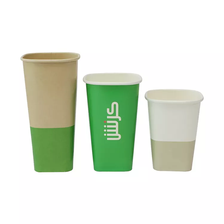 OEM ODM 생물 분해성 처분할 수 있는 주문 로고 환경 친화적인 테이크아웃 커피 종이컵 12온스