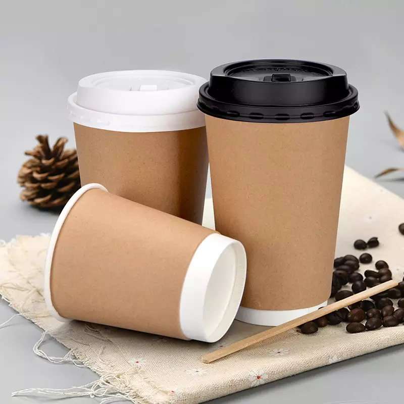 New arrival biodegradable takeaway 8 oz double wall disposable coffee paper cup