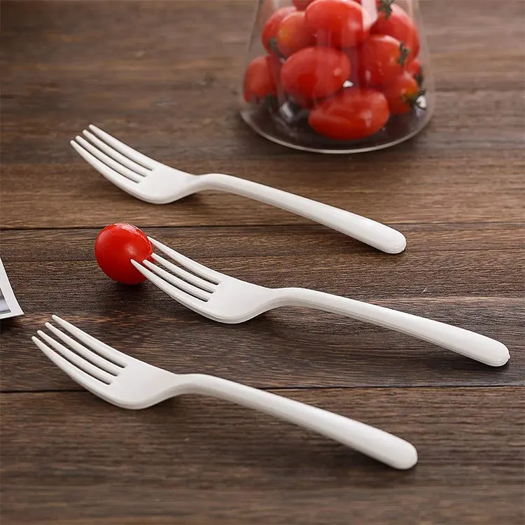 Biodegradable Compostable Disposable Cornstarch Cutlery Knife Spoon Fork