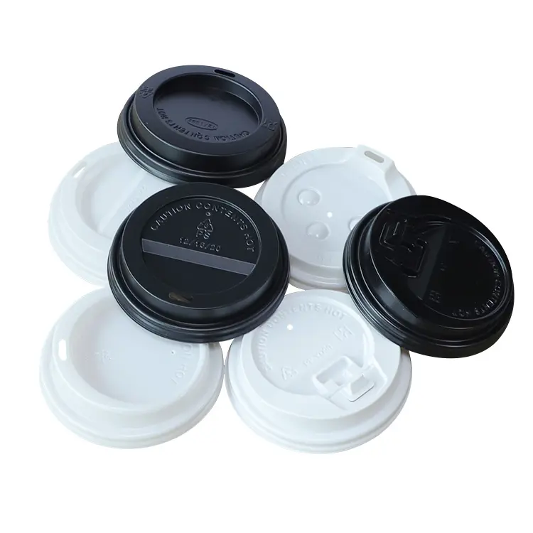 Disposable wholesale pp ps lid coffee paper cups lids plastic lid for paper cup