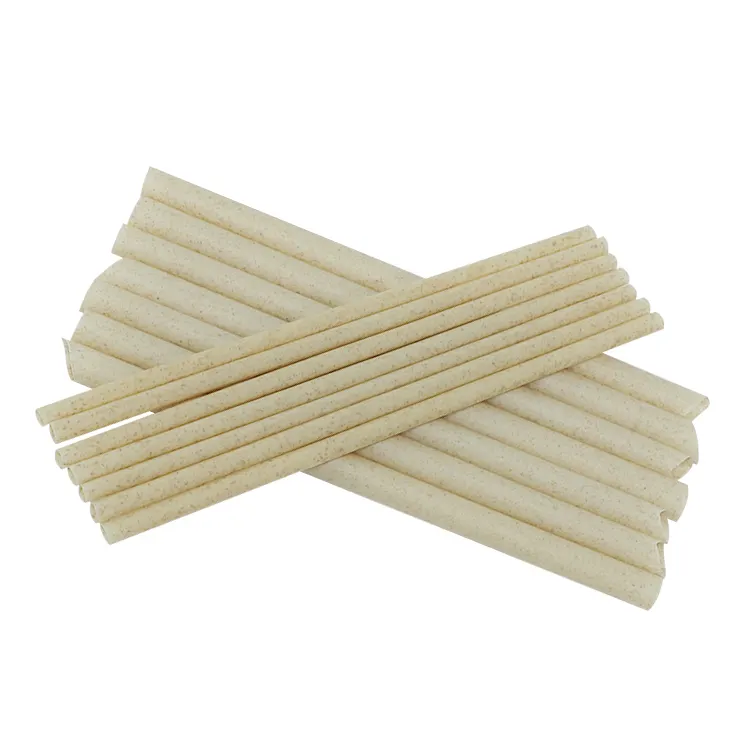 2023 Hot Sale Compostable Fashion Sugarcane Straws Sugarcane Bagasse Paper Pulp Straws