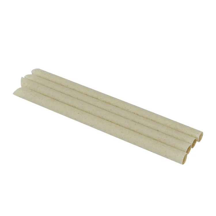 2023 Hot Sale Compostable Fashion Sugarcane Straws Sugarcane Bagasse Paper Pulp Straws