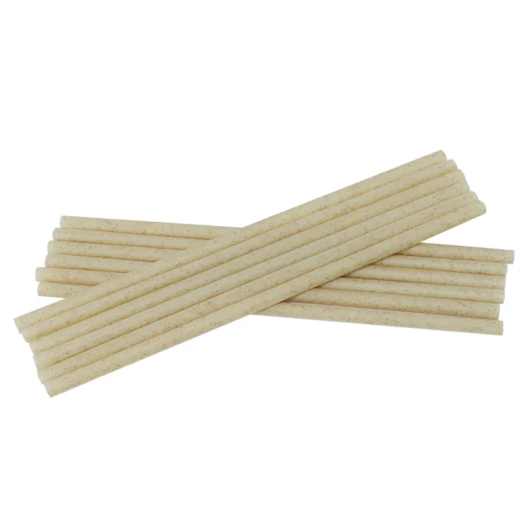 2023 Hot Sale Compostable Fashion Sugarcane Straws Sugarcane Bagasse Paper Pulp Straws