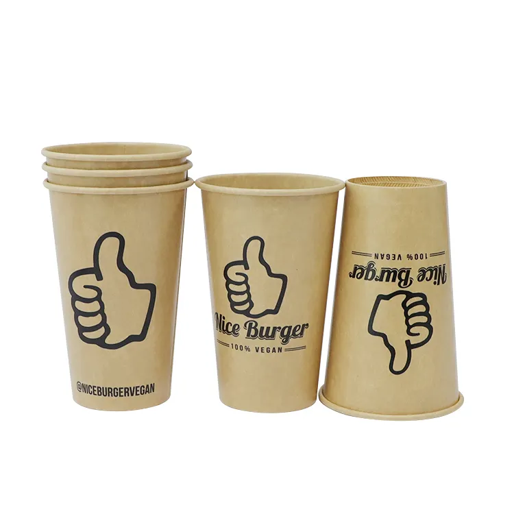 Disposable double PE Coated Cold Drink Paper Cup