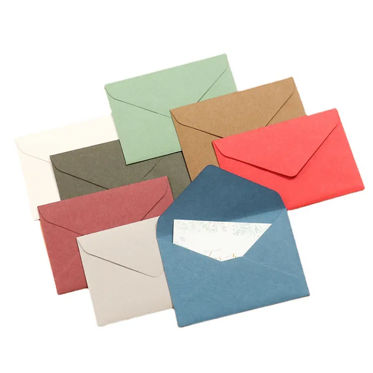 Enveloppe en papier cadeau logo personnalisé avec logo