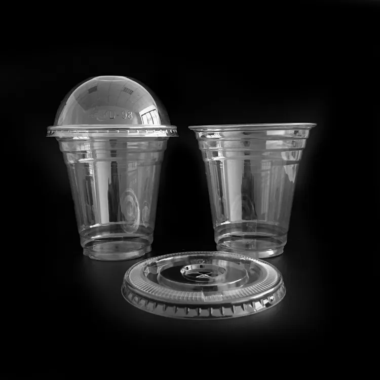 New Design Plastic Cup Cover 80mm 90mm Pet Dome Lids