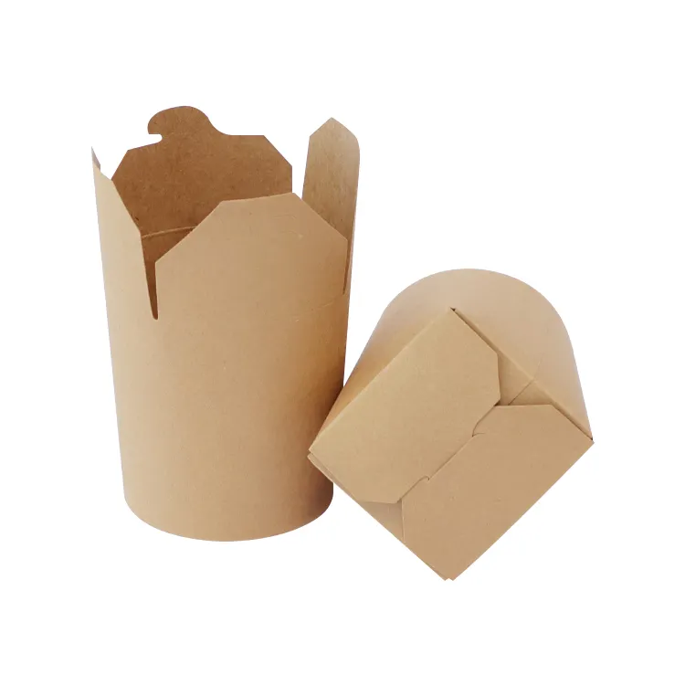 Customizable Takeaway Box for Noodle Disposable Kraft Paper Noodle Box