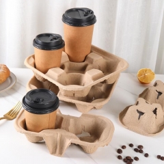 Takeaway Coffee Paper Cup Holder ( 2-4 Cups )