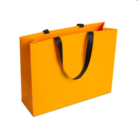 Custom luxury gift bags with ribbon brand shopping bag