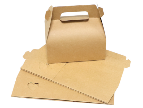 Custom Logo Portable Kraft Paper Cake Box