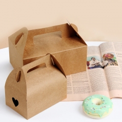 Portable cake box disposable cake containers with lids