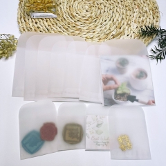 Semi-transparent sulfuric acid paper envelopes