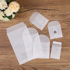 Semi-transparent sulfuric acid paper envelopes