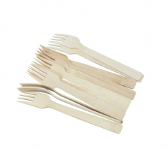 5.5Inch Disposable Bamboo Forks Set 100% Bamboo