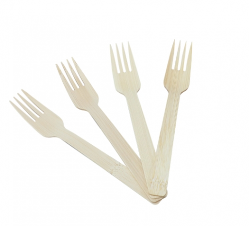6.6" Custom Disposable Bamboo Fork