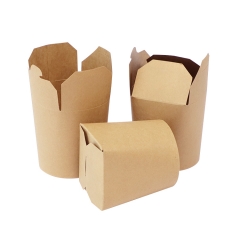 18oz Brown Kraft Paper Noodle Box