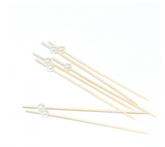 Custom Bamboo Toothpicks Skewers Cocktail Picks Disposable Fruit Sticks