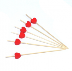 Custom Disposable Fruit Skewers Cheap Price Bamboo Cheese Picks Skewers (7cm/9cm/12cm/15cm)