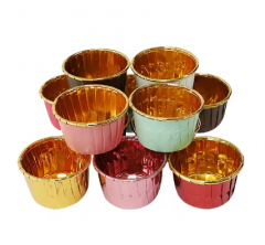 Cupcake Liner Cups Aluminum Foil Paper Greaseproof 