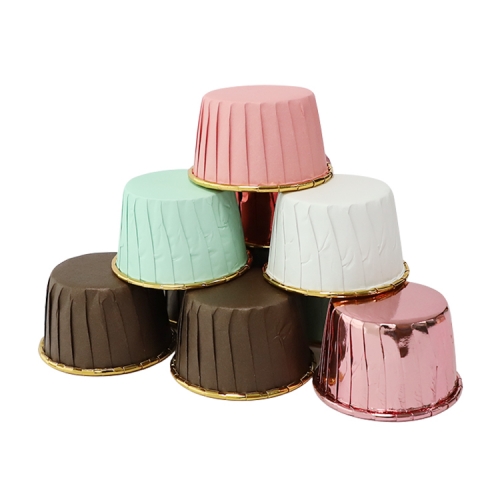 Disposable Aluminum Foil Cupcake Cups Multiple Colors Wholesale