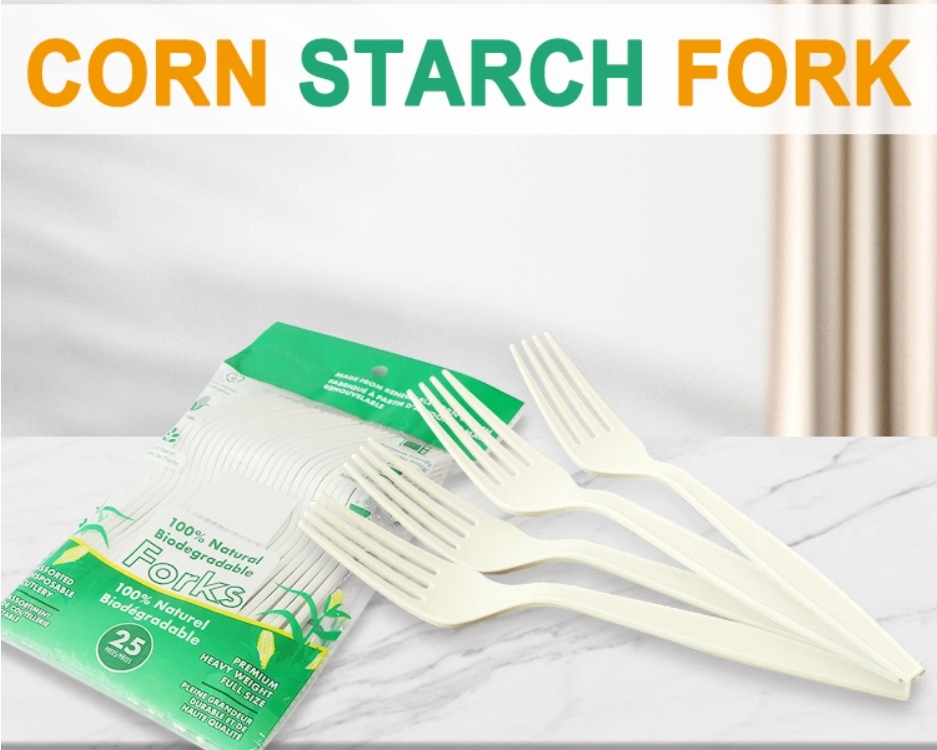 6.8 inch 7inch Cornstarch Fork Wholesale