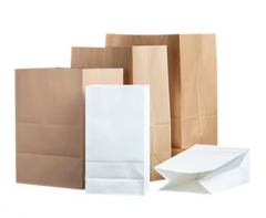 White Paper Sandwich Bags Packing Customized Size
