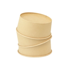 Wholesale Custom 17oz Kraft Paper Round Salad Bowl