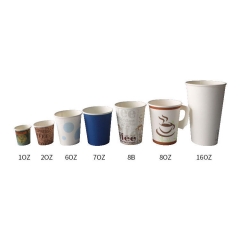 Custom Disposable Single Wall Taste Paper Cup 